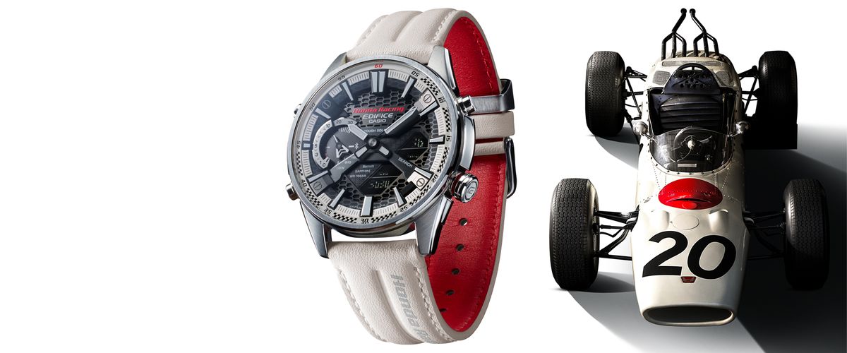 Edifice Honda Racing Championship white edition