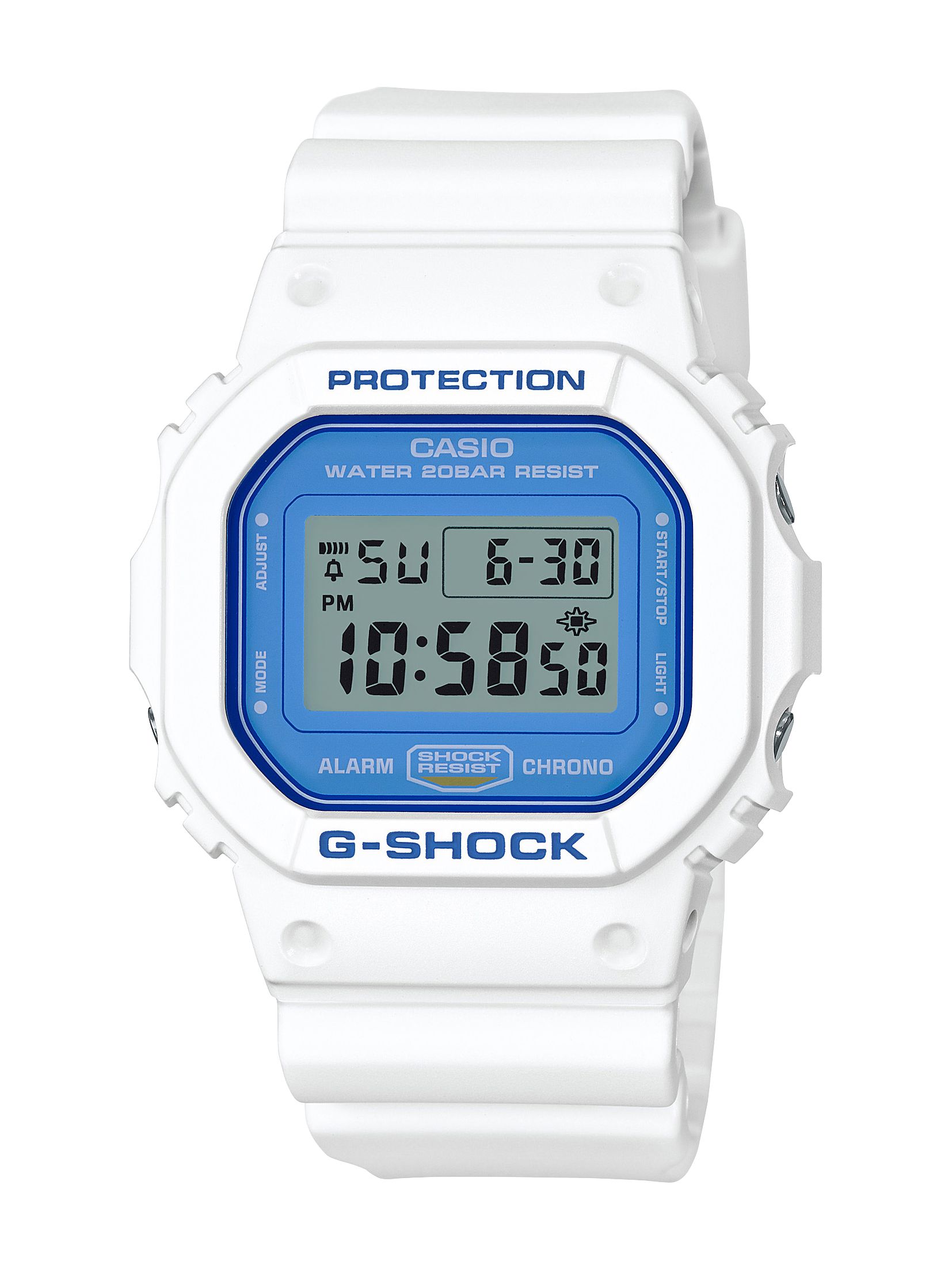 White and Blue Series DW5600WB-7