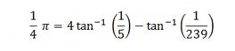 Machin’s Formula for Pi