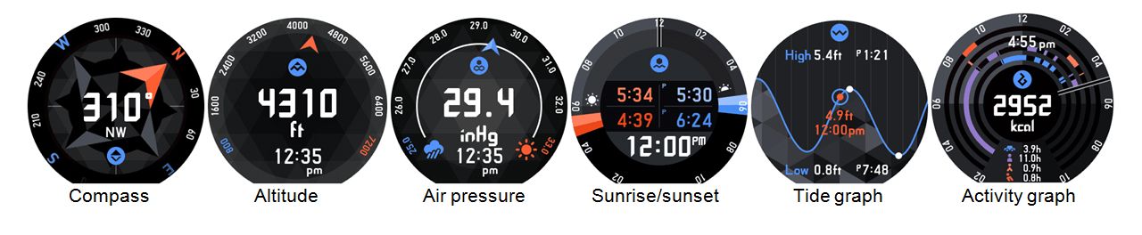 WSD-F20 Smart Outdoor Watch Tool App