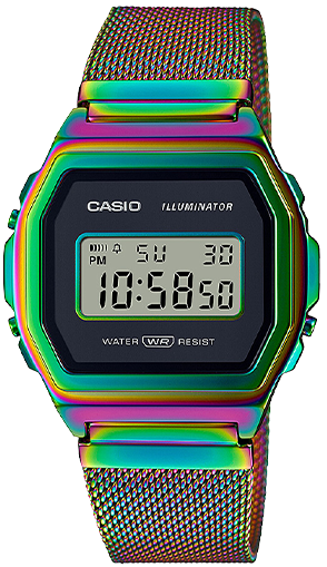 casio illuminator rose gold