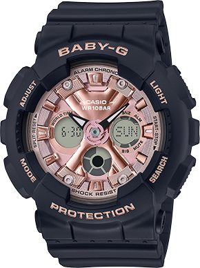 baby g shock rose gold