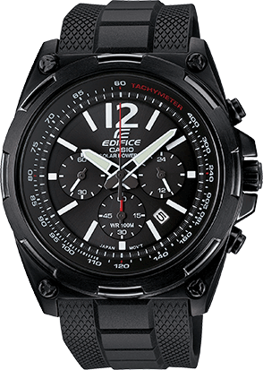 casio edifice black red