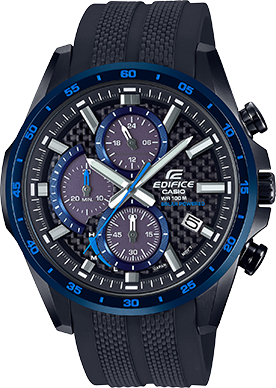 casio edifice blue watch