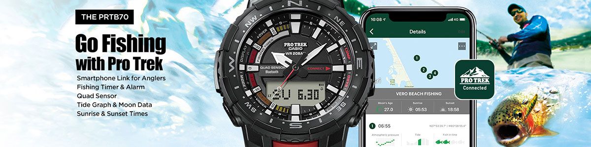 The multi-functional PRO TREK PRW-65LD is a stylish outdoors watch packed  with great features, and built from renewable biomass…
