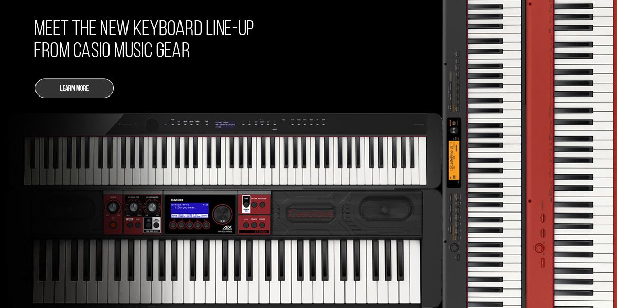 Meet the new keyboard line-up from Casio Music Gear