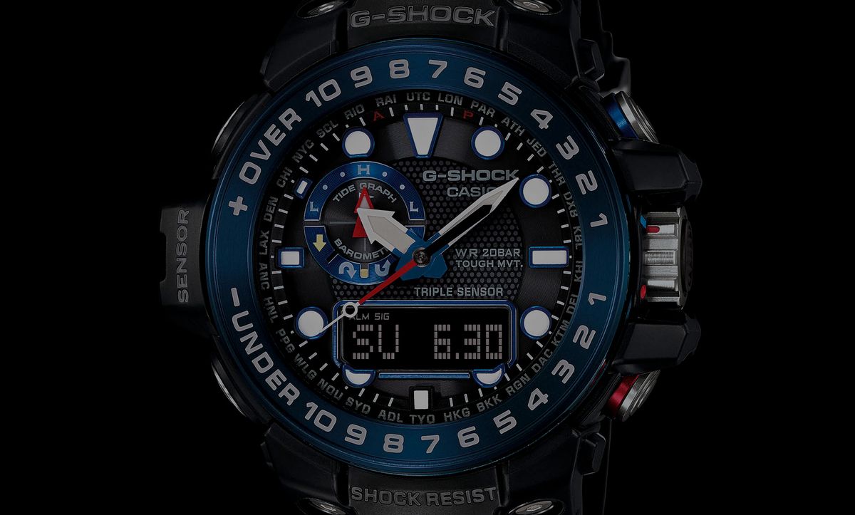 g shock led watch