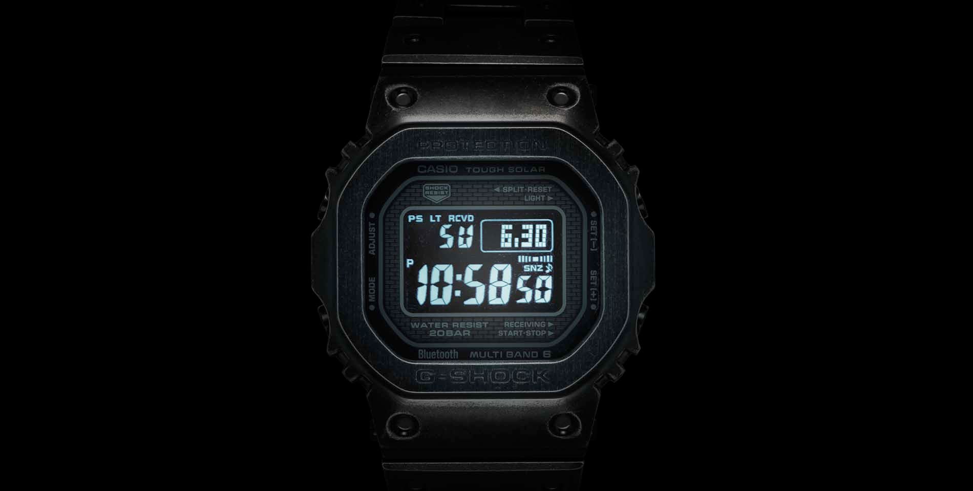 g shock backlight function