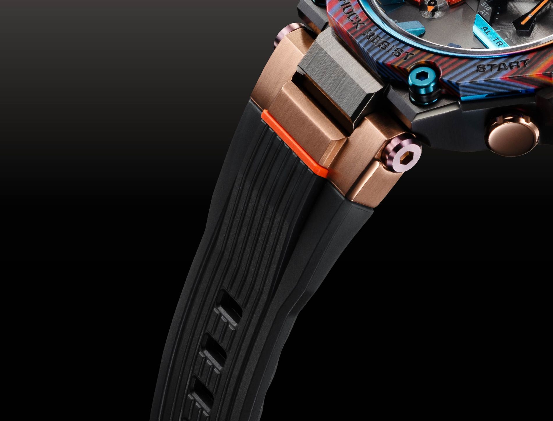 detail image of resin watch band