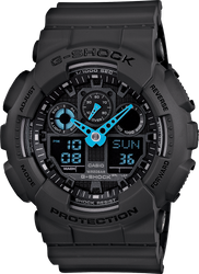 g shock grey and blue