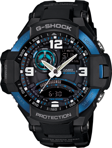g shock watch twin sensor