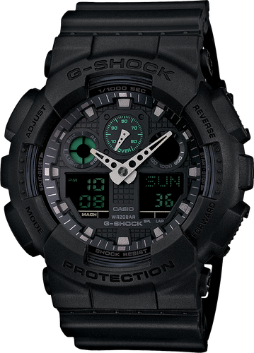 G-SHOCK Analog-Digital GA100MB-1A Men's Watch Black