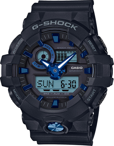 G-SHOCK Analog-Digital GA710B-1A2 Men's Watch Black