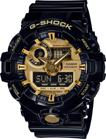 G-SHOCK Analog-Digital GA710GB-1A Men's Watch Black