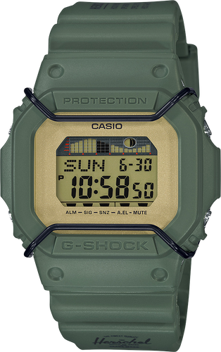 G Lide Herschels Collaboration Men S Green Watch G Shock