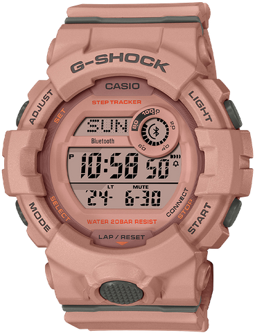 light pink g shock watch