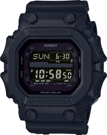 Men S Digital Black Watch Solar Powered Gx56bb 1 G Shock