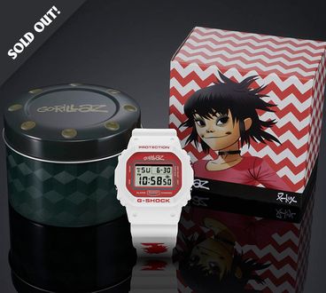 gorillaz g shock watch 2d