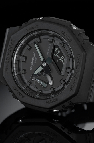 Men's Minimalist Watch GA2100-1A1 | Black Carbon Fiber | G-SHOCK