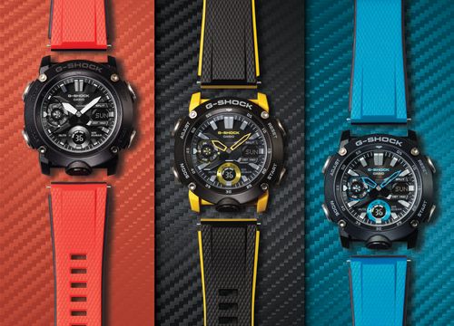 casio g shock carbon fiber watch