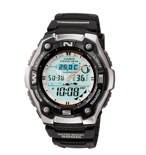 Casio Collection Sports Outdoor Series Watch, AQW-101 (Fishing), Newest  model : : Fashion