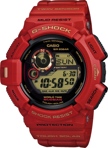 G shock cheap mudman red