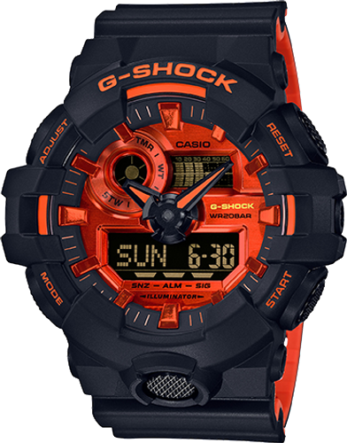 専門店では g-shock ブライトオレンジ GA-800BR-1ADR 時計 - www ...