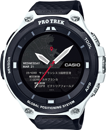 CASIO WSD-F20-WE　プロトレックスマート ホワイト時計