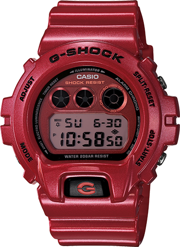 G-SHOCK Digital DW6900MF-4 Men's Watch Red