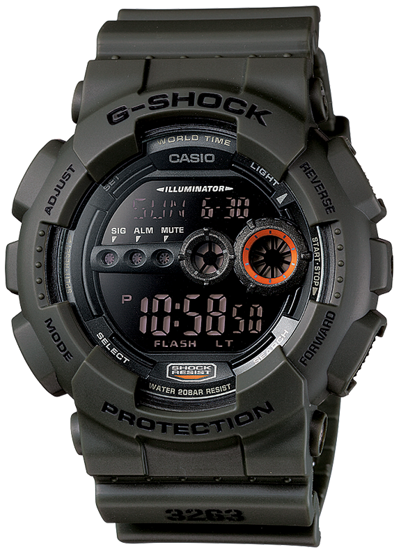 G-SHOCK Digital GD100MS-3 Men's Watch