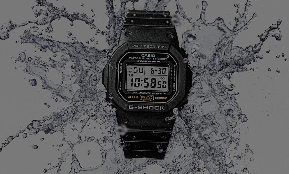 casio g shock absorbing structure